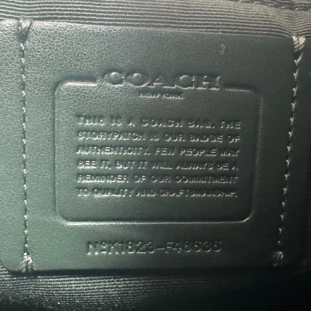 COACH AMBER IVY GREEN MIXED CROC LEATHER GOLD SHOULDER BAG AND WALLET SET